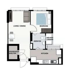 Blk 130A Eastcrown @ Canberra (Sembawang), HDB 2 Rooms #606401101